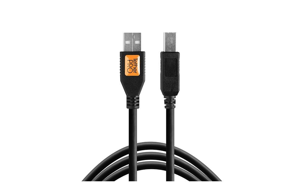 1450695 - Mediatech Tether Tools USB 2.0 to Male B, 15 (4.6m), Black Wireless Tethering System kaufen | Mediatech.ch
