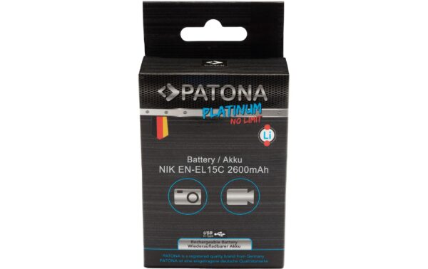 1450928_4 - Mediatech PATONA Platinum Akku EN-EL15C USB-C 2250mAh, 7V, USB-C Input