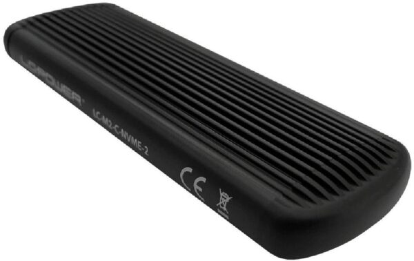 LC-Power ext. M.2 Gehäuse LC-M2-C-NVME-2 schwarz, USB3.2, für M.2 SSD, NVME