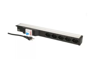 1454144 - Mediatech Bachmann PDU 19 5xT23, 1HE FI Schalter schwarz kaufen Schweiz | Mediatech.ch