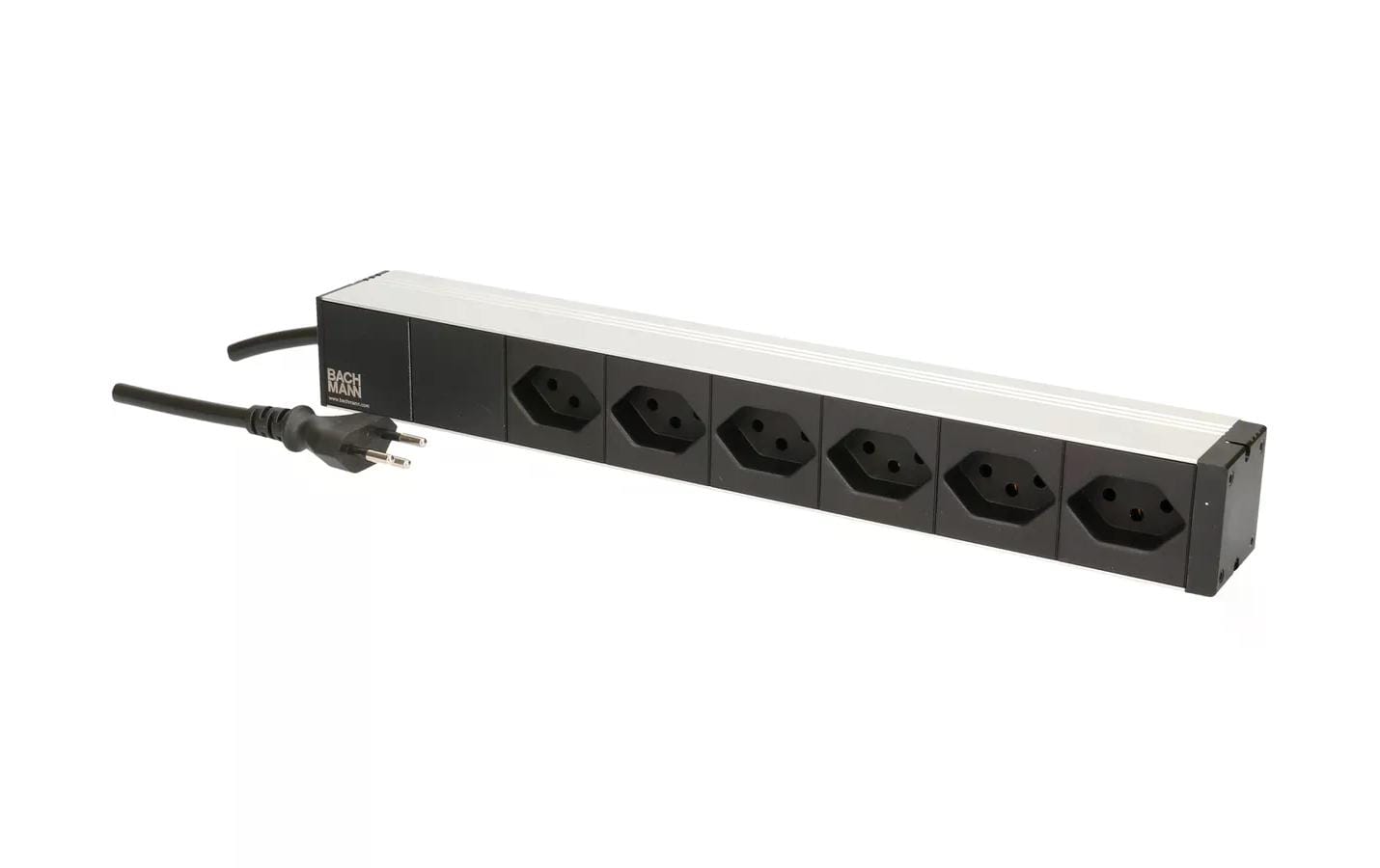 1454146 - Mediatech Bachmann PDU 6xT13, 1HE schwarz kaufen Schweiz | Mediatech.ch