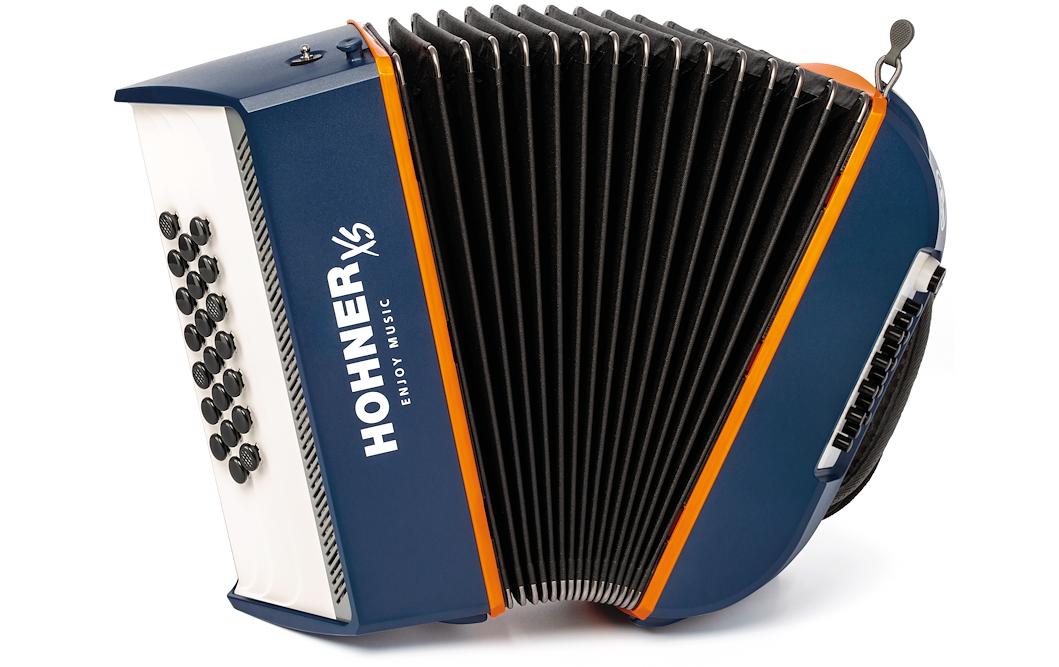 1460932 - Mediatech Hohner XS Akkordeon Button BO Knopfakkordeon, Blau/Orange kaufen Schweiz | Mediatech.ch