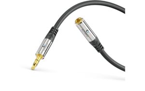 1464598_1 - Mediatech Sonero 3.5mm Audio Klinken-Verlängerung 7.50m, Stecker <-> Buchse