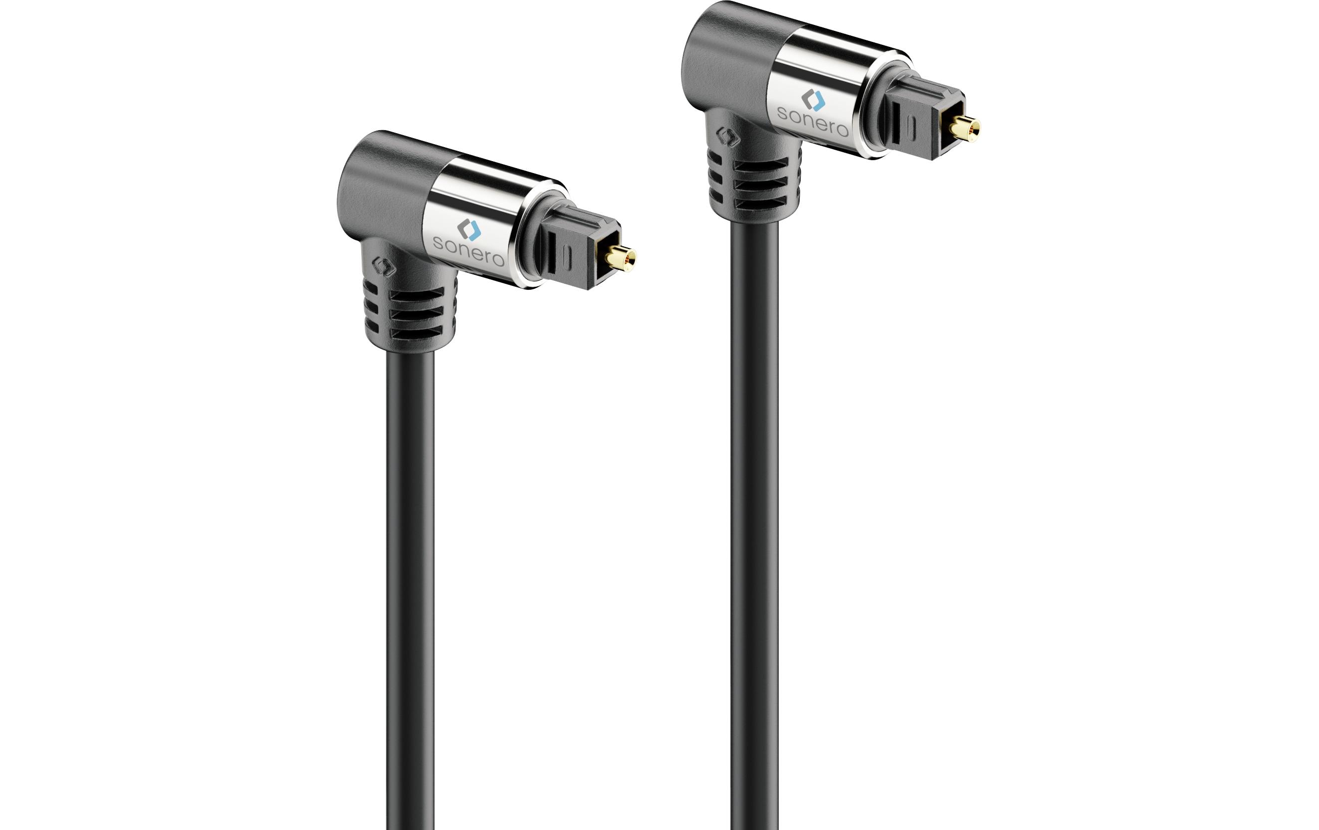 sonero, Audio-Kabel Toslink - Toslink 7.5 m 7.50m, 90° Stecker  90° Stecker, 6mm DM