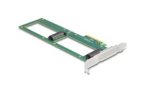Delock PCI-Express4.0 x8 Karte zu 2xIntern U.2 NVMe SFF-8639 - Bifurcation
