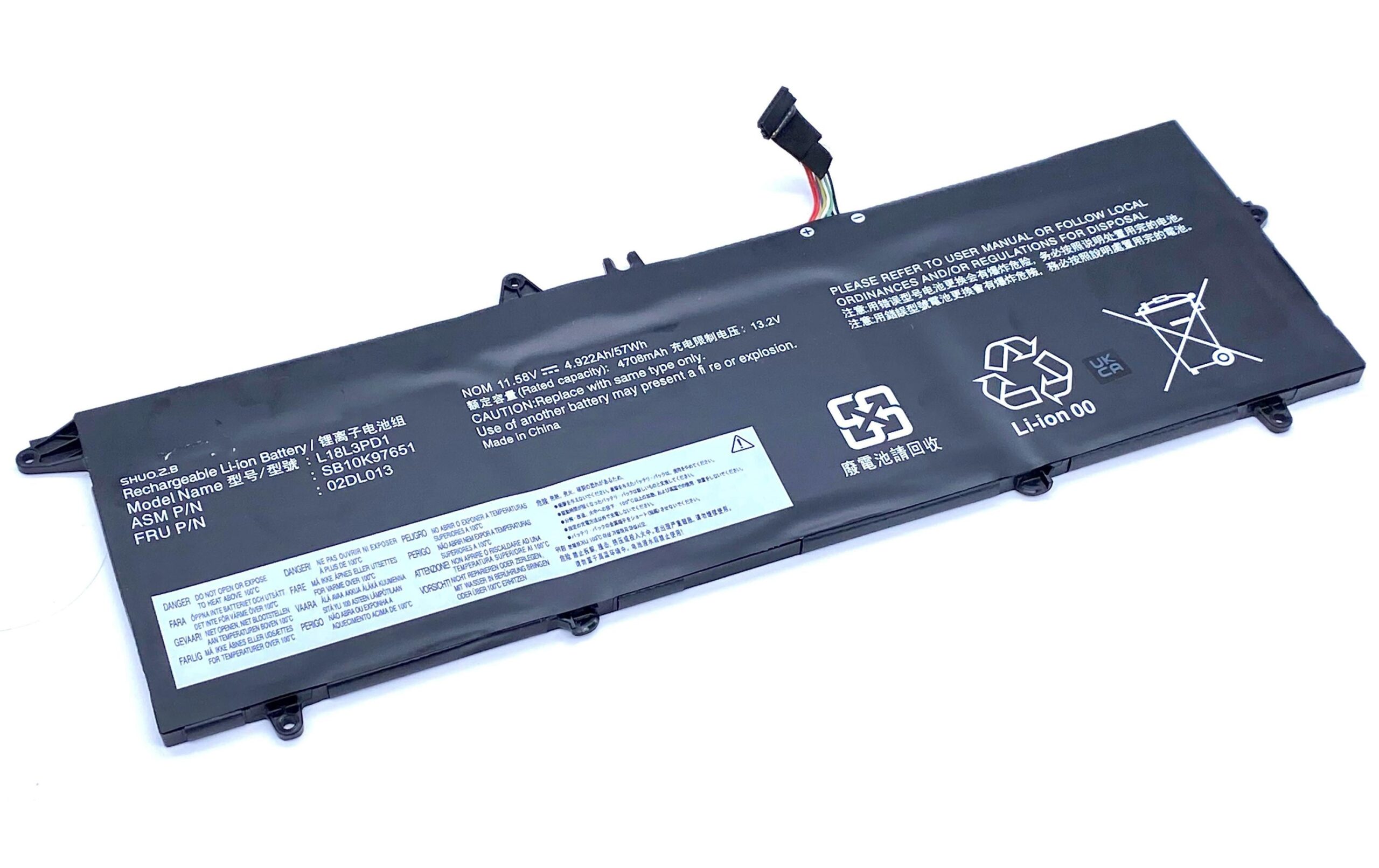 1466977 - Mediatech Vistaport Batteries für Lenovo Thinkpad T490S, T495S,11.52V, 4950mAh