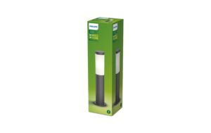 Philips Sockelleuchte Utrecht 45cm, Anthrazit, E27, IP44