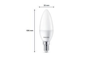 LED 40W B35 E14 WW FR ND 6CT/6 EC LED 40W B35 E14 WW FR ND 6CT/6 EC