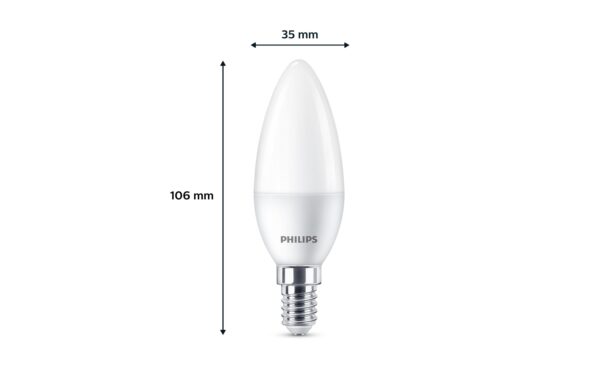 LED 40W B35 E14 WW FR ND 6CT/6 EC LED 40W B35 E14 WW FR ND 6CT/6 EC