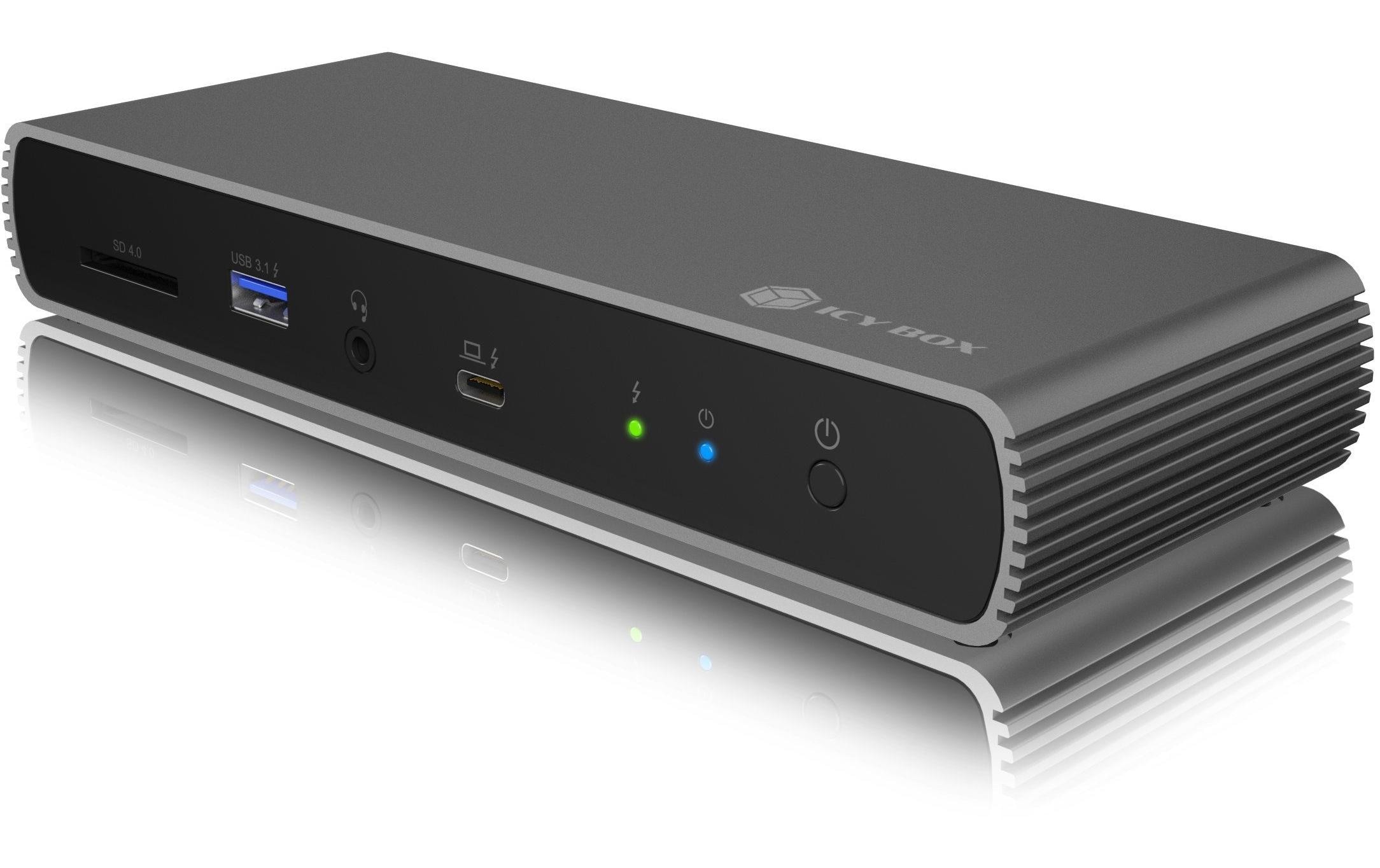 1468784 - Mediatech RAIDSONIC ICY BOX IB-DK8801-TB4 Multi-Dockingstation TB4 kaufen | Mediatech.ch