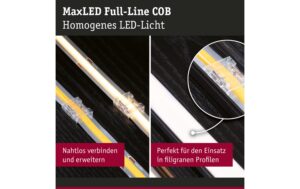 #image_title Paulmann MaxLED Full-Line COB Connector Set weiss, transparent