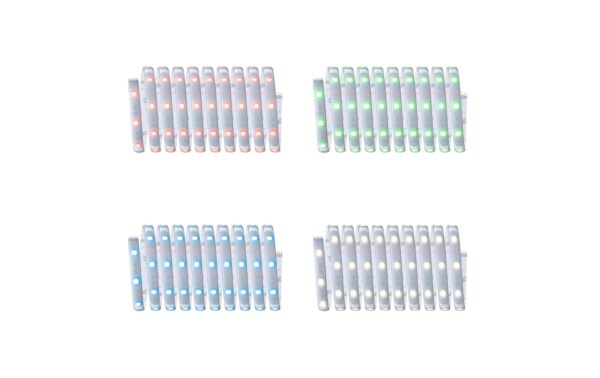 1473914_5 - Mediatech Paulmann MaxLED 250 Basisset 3m Zigbee RGBW Protect Cover IP44 15W 230/24V Silber