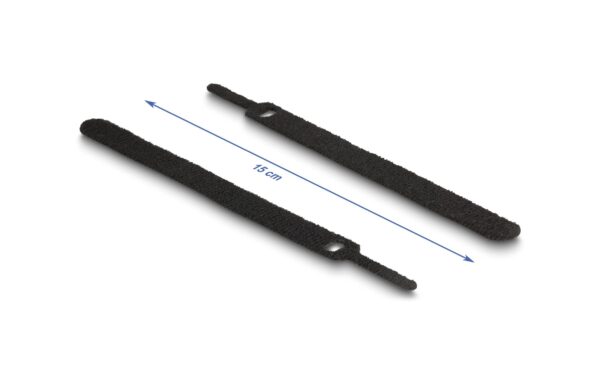 1475600_3 - Mediatech Delock Klett-Kabelbinder L:150 x B:12mm farbig, 10 Stück