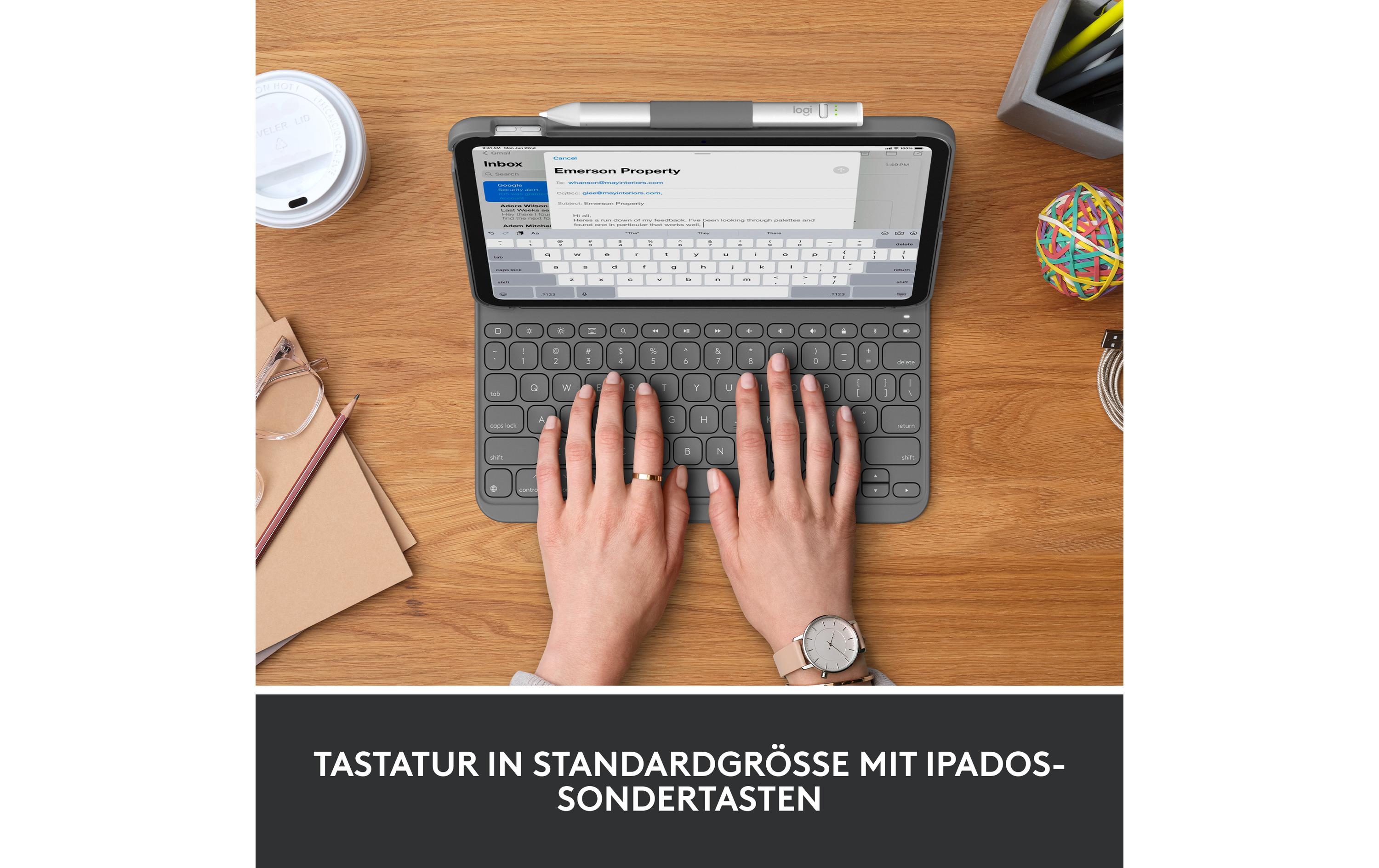 1480752_1 - Mediatech Logitech Slim Folio iPad 10th Gen. iPad 10.+ 11.Gen.
