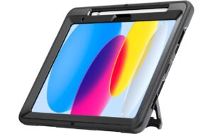 1482560 - Mediatech 4smarts Rugged Case Grip Black für iPad 10th Gen. 10.9
