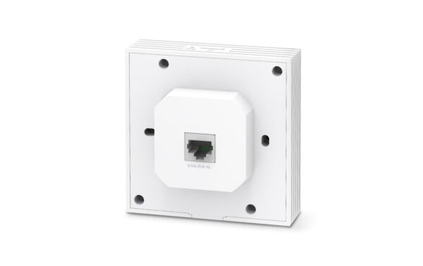 1483166_2 - Mediatech TP-Link EAP650-Wall: WiFi6 PoE Access Point 3000AX, 2xLAN, Omada, Wandmontage