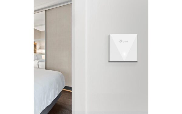 1483166_4 - Mediatech TP-Link EAP650-Wall: WiFi6 PoE Access Point 3000AX, 2xLAN, Omada, Wandmontage