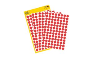 1483575 - Mediatech Avery Zweckform wiederablösb. Punkte, rot Inhalt: 416 Etik. / 4 Blatt, 8mm kaufen Schweiz | Mediatech.ch