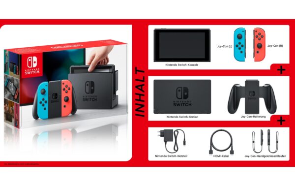 1485182_5 - Mediatech Nintendo Switch Rot/Blau Alter: 3+ Revision 2022