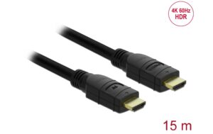 Delock Aktives HDMI Kabel 4K 60Hz, 15m