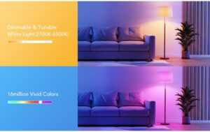 Govee Smart Light Bulb E27, RGBWW