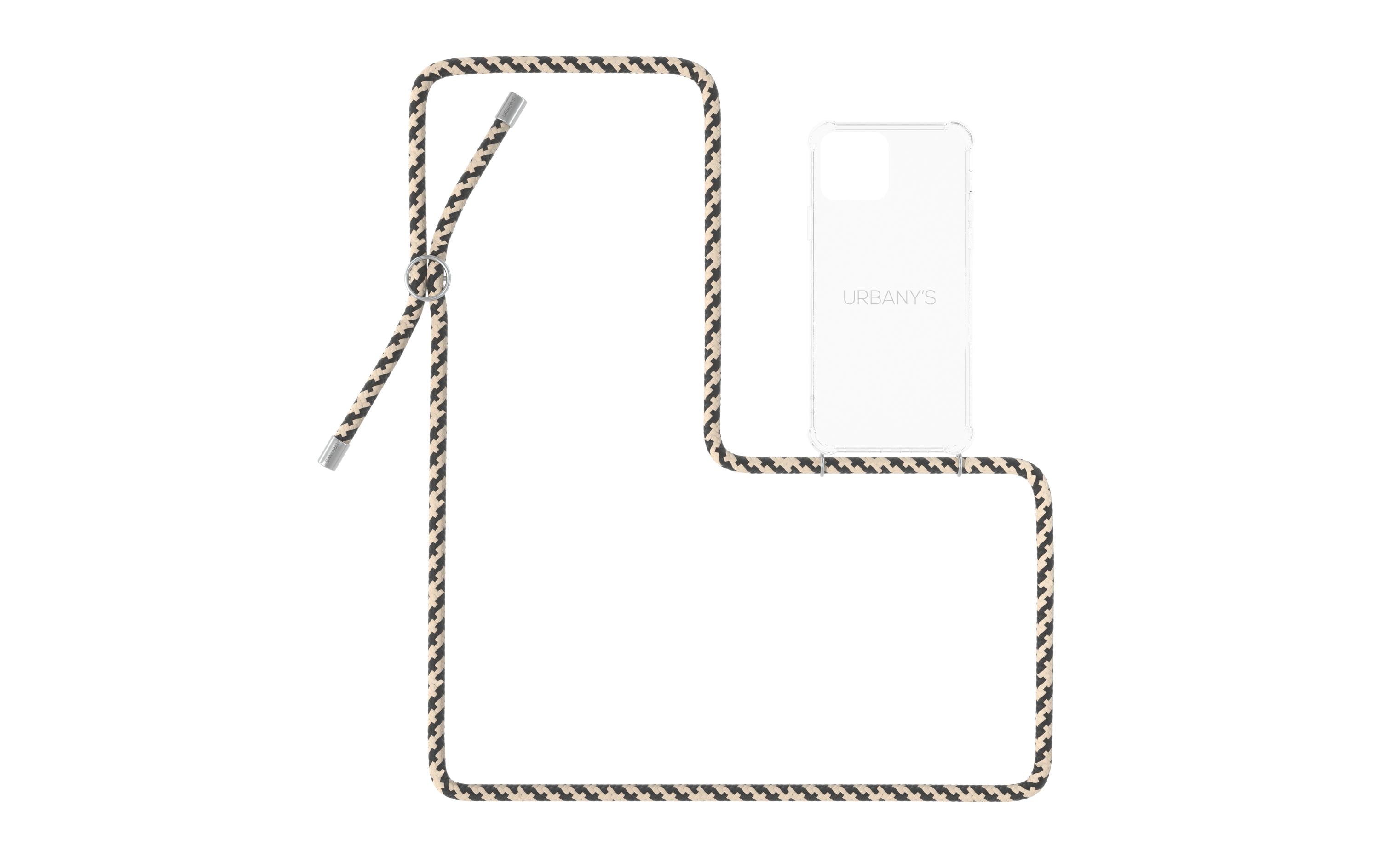 1487443 - Mediatech Urbany's Necklace Case Blackberry Muffin fürs Apple iPhone 14