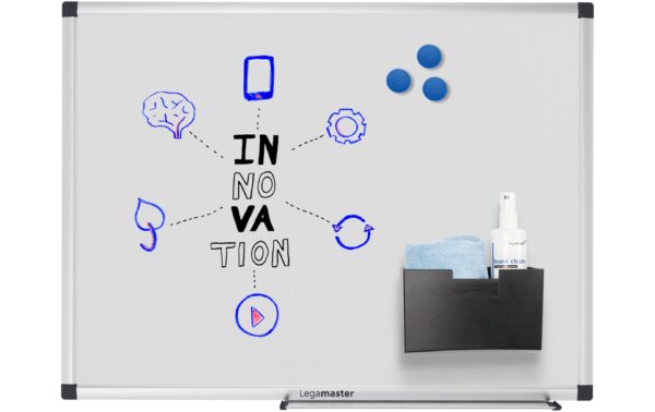Legamaster, Magnethaftendes Whiteboard Unit Lackierte Oberfläche, mit Aluminiumrahmen