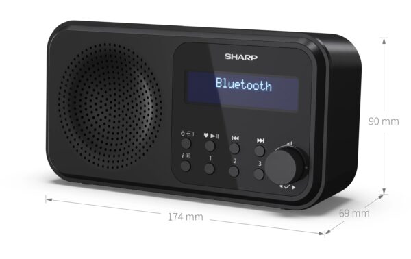 1489003_6 - Mediatech Sharp Digitalradio DR-P420 schwarz