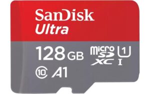 SANDISK microSDXC Card Ultra 128GB UHS-I U1, Lesen 140MB/s, inkl. SD-Adapter