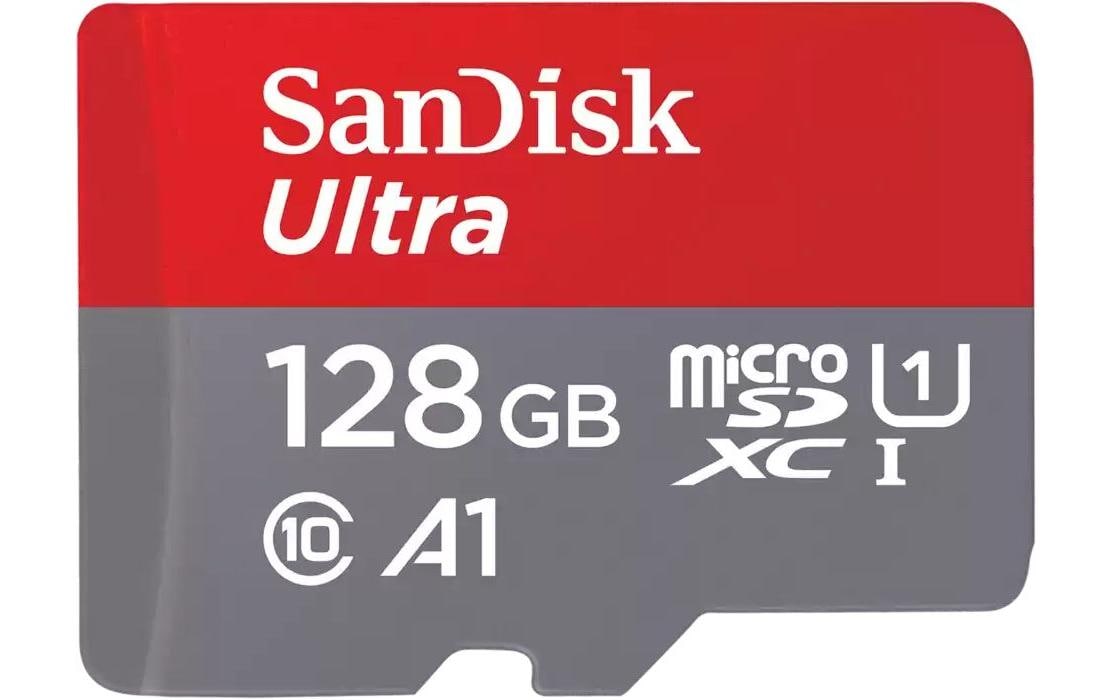 1490460 - Mediatech SanDisk microSDXC Card Ultra 128GB UHS-I U1, Lesen 140MB/s, inkl. SD-Adapter