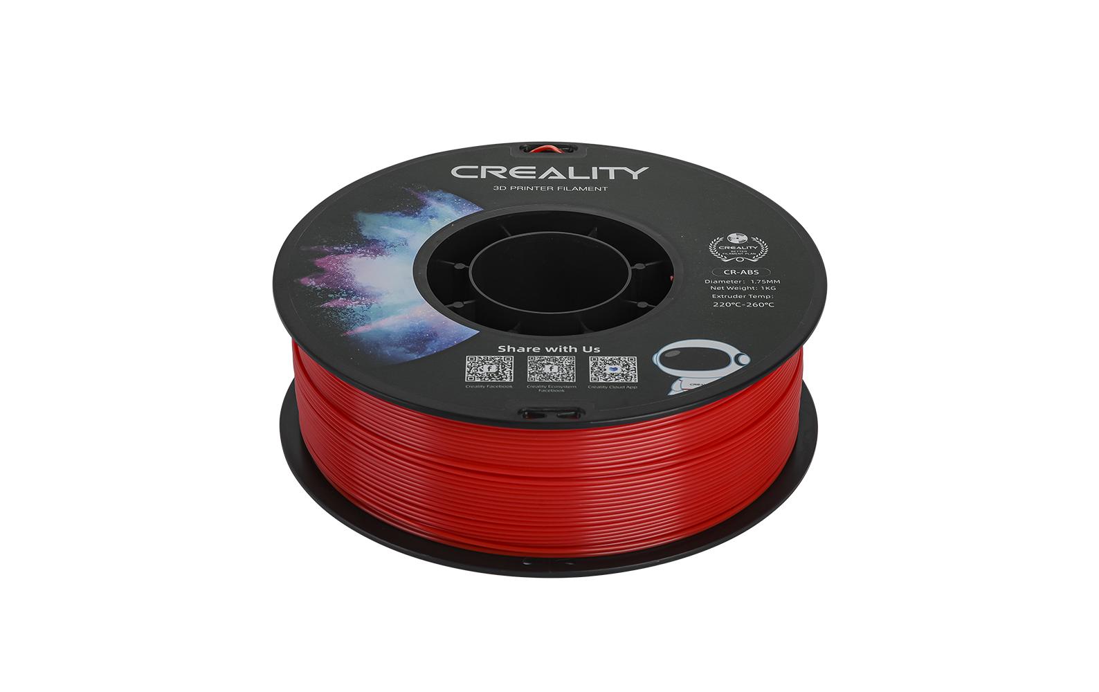 1491062 - Mediatech Creality Filament ABS Rot 1.75 mm ABS Filament für 3D Drucker
