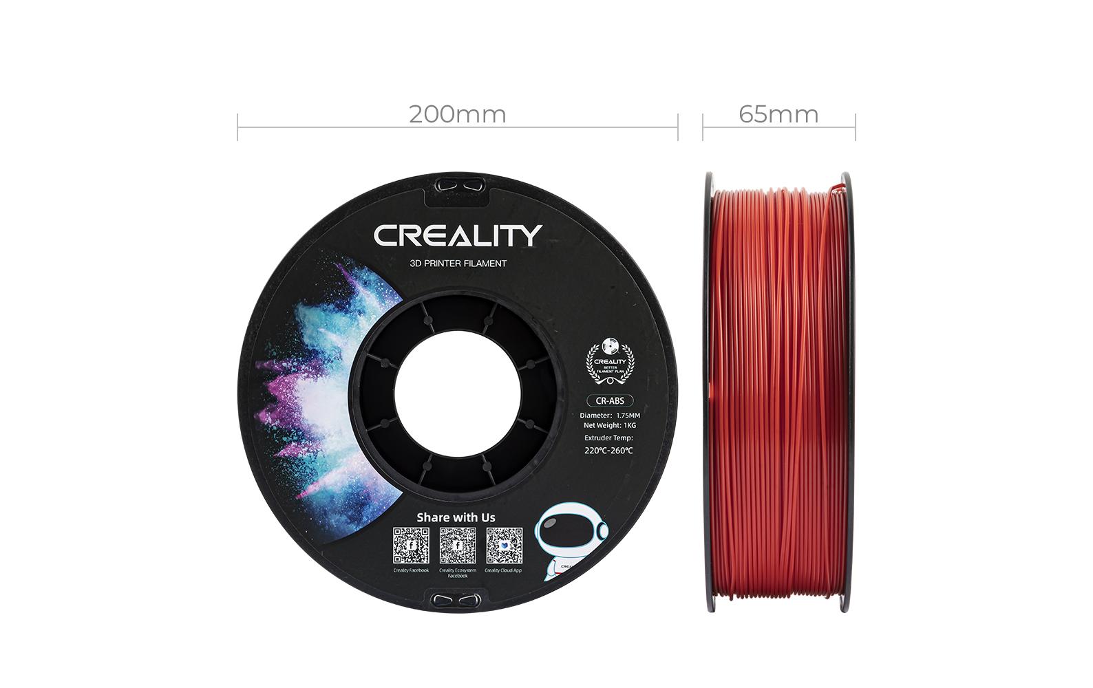 1491062_1 - Mediatech Creality Filament ABS Rot 1.75 mm ABS Filament für 3D Drucker