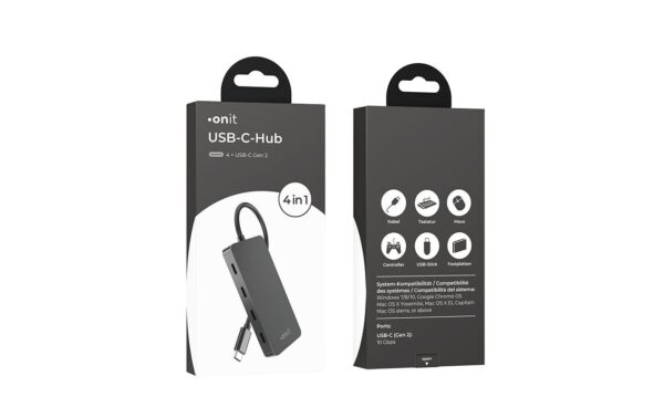 onit Type-C USB-Hub 4x USB Type C