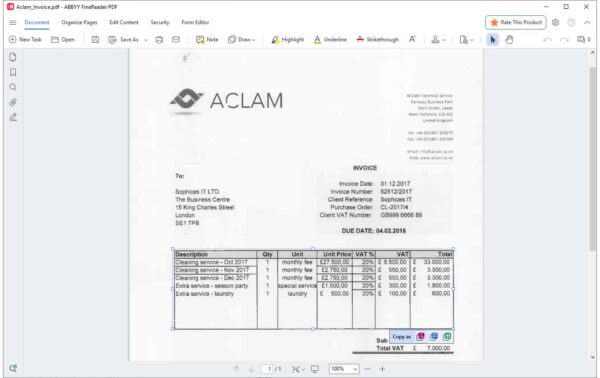 1493343_7 - Mediatech ABBYY FineReader PDF Corporate EDU/GOV/NPO Concurrent, 5-25 Lizenzen, Sub, 3yr, ML