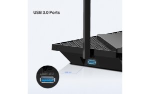 TP-Link Archer AX72 PRO WiFi-6 Router 574+4804MBps, 1x25GE, 4xGE, USB3
