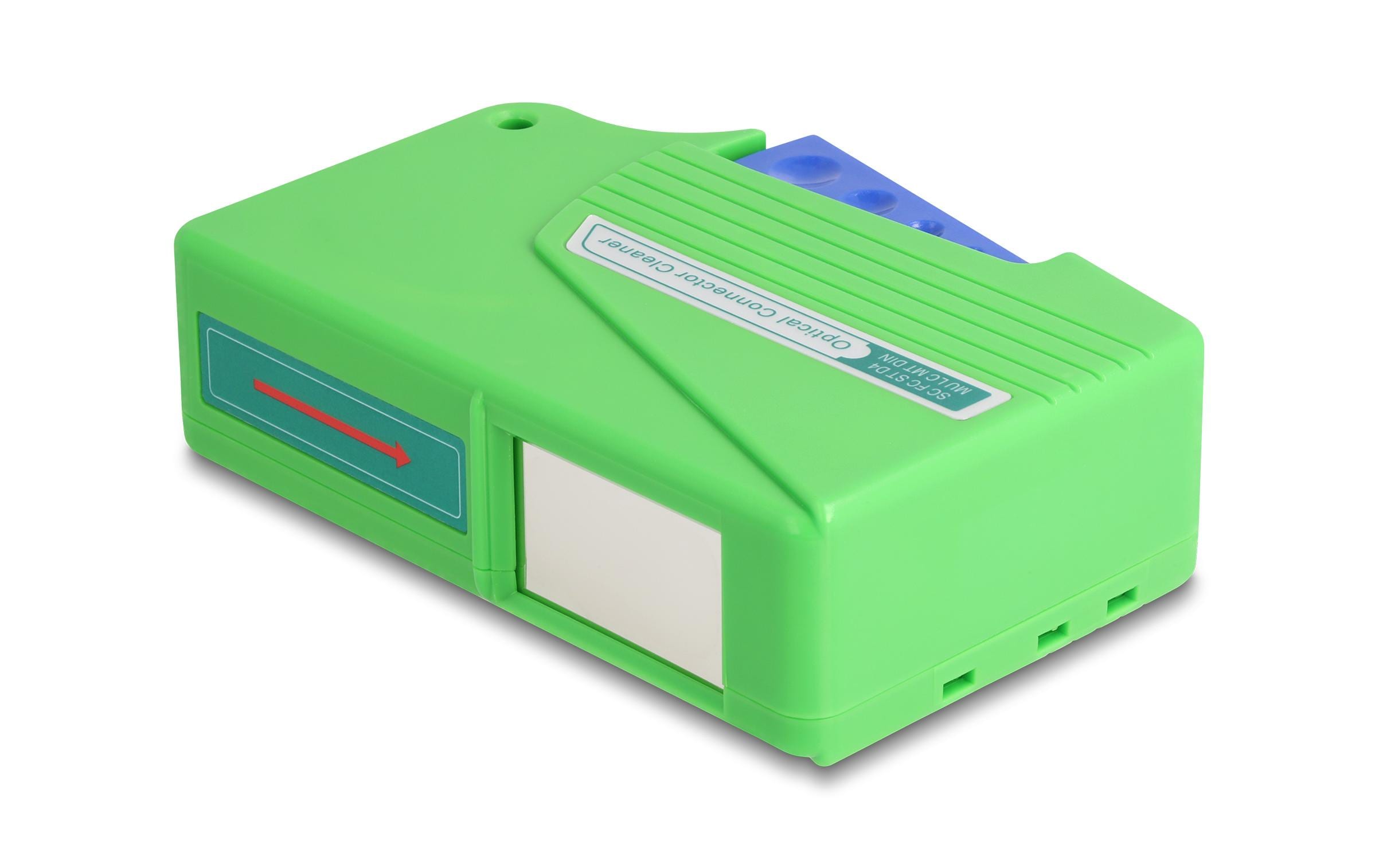 Delock LWL Reinigungskassette für Steckverbinder, 1.25 und 2.50mm Hülse