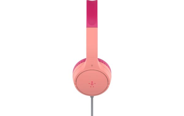 Belkin SoundForm Mini Wired On-Ear Headphones for Kids, Pink