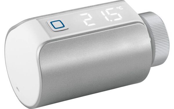 Homematic IP Heizkörperthermostat Evo, silb drei Heizprofile, 6 Heizphasen pro Tag