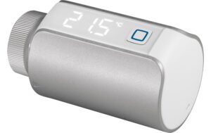 Homematic IP Heizkörperthermostat Evo, silb drei Heizprofile, 6 Heizphasen pro Tag