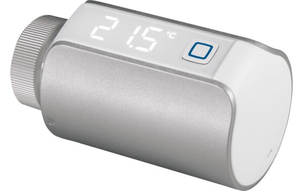 Homematic IP Heizkörperthermostat Evo, silb drei Heizprofile, 6 Heizphasen pro Tag