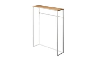 Yamazaki Konsolentisch TOWER weiss 60x18.5x80.5 cm, Holz/Metall