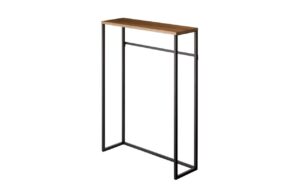 Yamazaki Konsolentisch TOWER schwarz 60x18.5x80.5 cm, Holz/Metall kaufen Schweiz | Mediatech.ch
