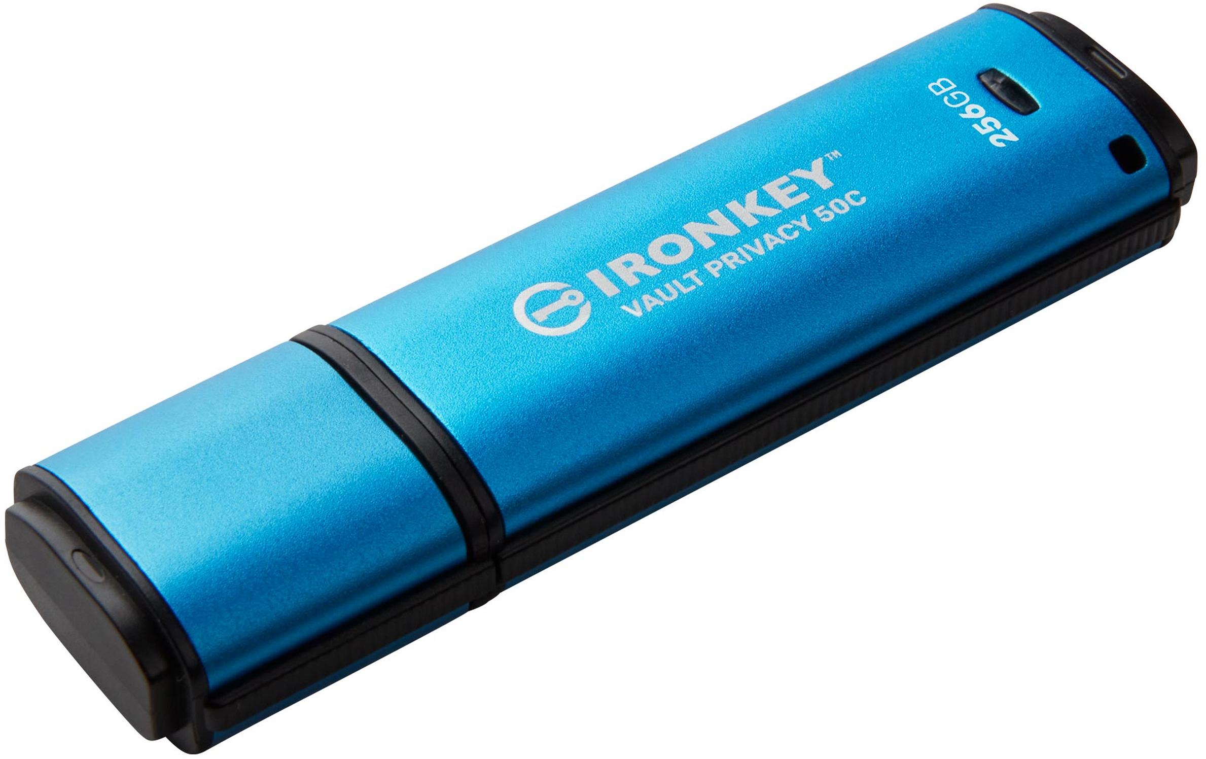 1506534_1 - Mediatech Kingston IronKey Vault Privacy 50 256GB USB3.2 (Typ-C), AES-256 Encrypted, FIPS 197