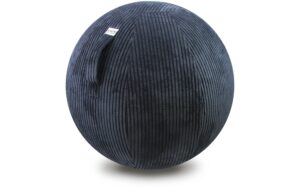 Vluv Vlip Breitcord Stoff Sitzball Navy, Ø 60-65 cm