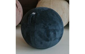 Vluv Vlip Breitcord Stoff Sitzball Navy, Ø 60-65 cm