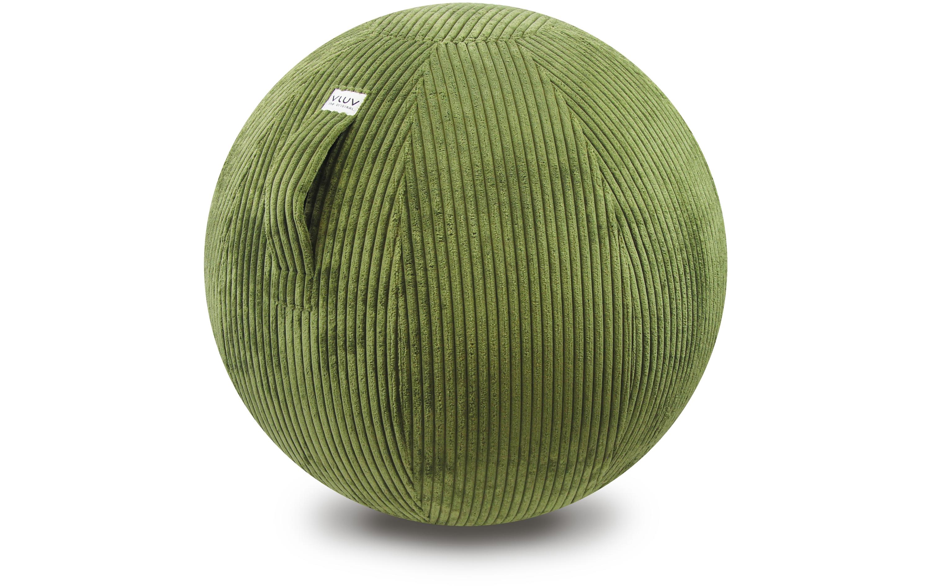 1506909 - Mediatech Vluv Vlip Breitcord Stoff Sitzball Olive, Ø 60-65 cm