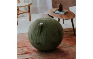 1506909_1 - Mediatech Vluv Vlip Breitcord Stoff Sitzball Olive, Ø 60-65 cm