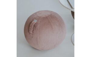Vluv Vlip Breitcord Stoff Sitzball Rosewood, Ø 60-65 cm