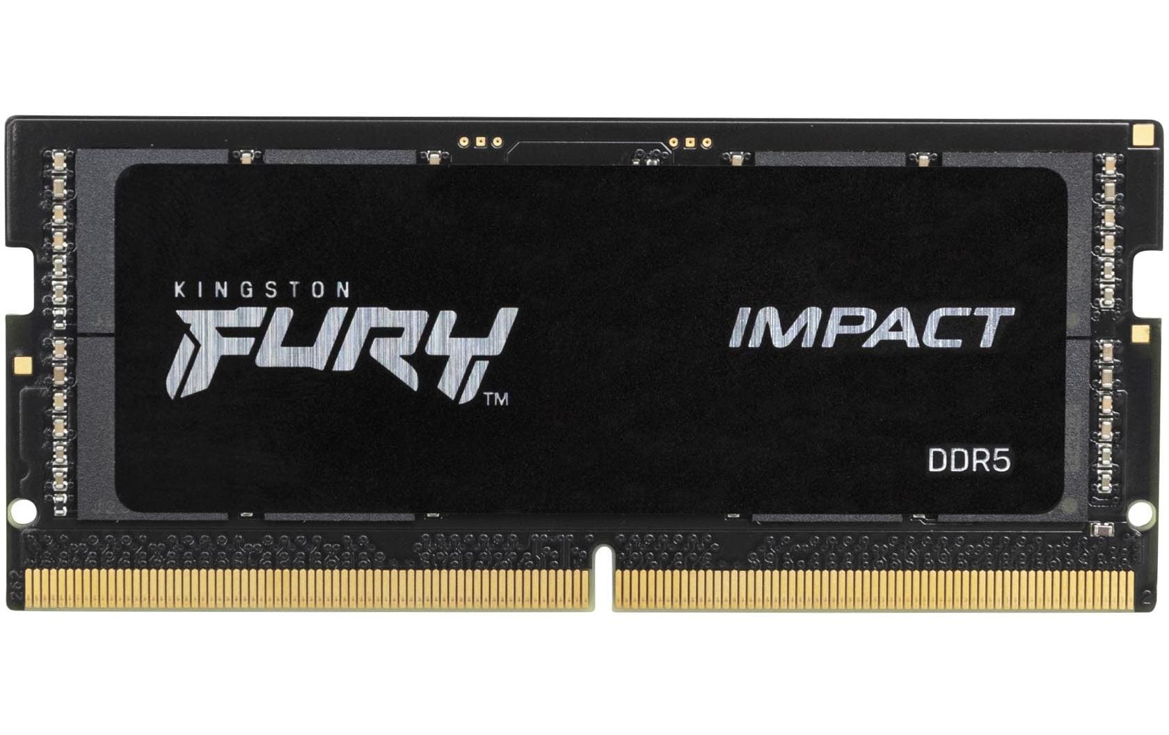 1509468 - Mediatech Kingston FURY Impact SO-DDR5 16GB 5600MT/s 1x 16GB, CL40-40-40, 1.1V, 262Pin, PnP kaufen | Mediatech.ch