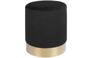 1509499 - Mediatech House Nordic Hocker Gamby, Schwarz Brass, L:34, W:34, H:43cm kaufen Schweiz | Mediatech.ch